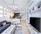Bright living room with smart TV