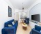 Living room with open kitchen 