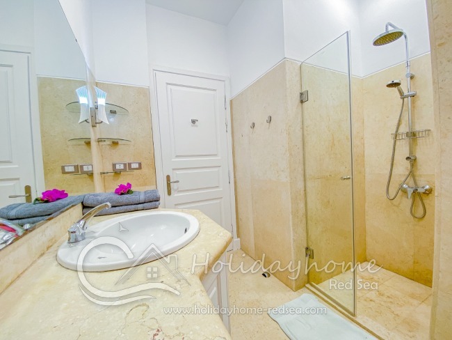 Bathroom 2 with a large shower