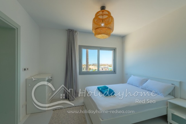 Master bedroom with a view