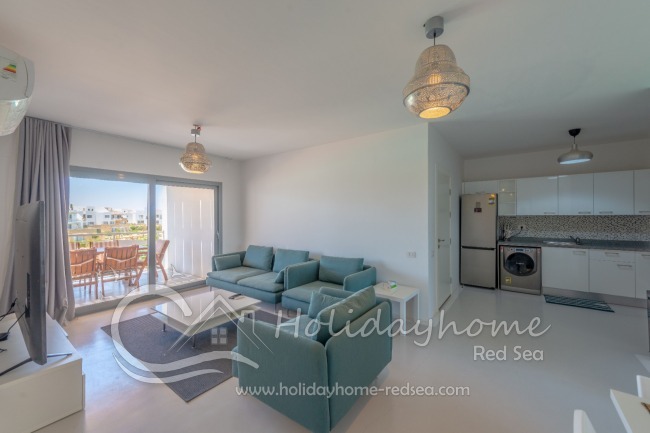 Open kitchen and living space