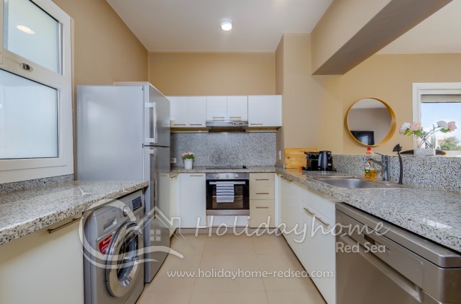 Fully equipped modern kitchen